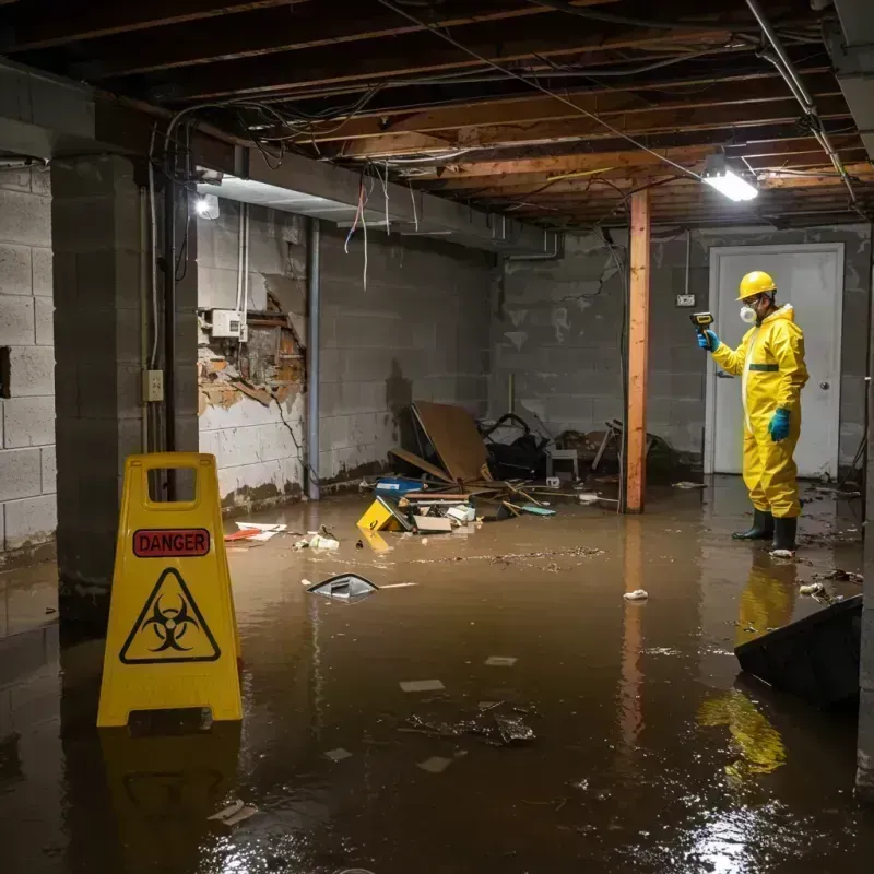 Flooded Basement Electrical Hazard in Mineral County, NV Property